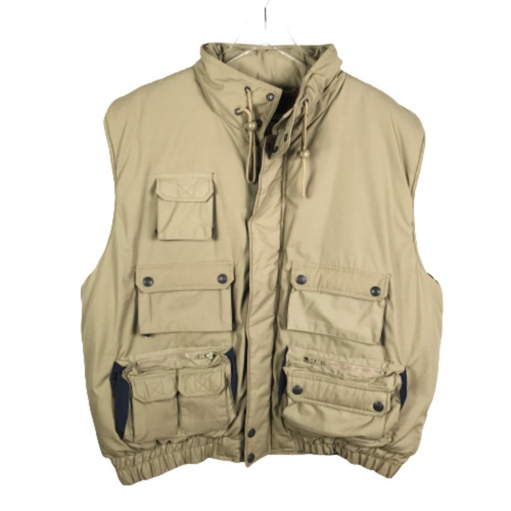 Stratojac Mens Utility Heavy-duty Puffer Vest Size
